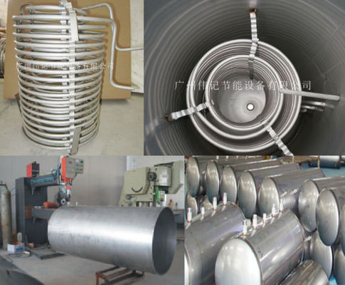 Stainless Steel/ Enamel Tank with Copper Coil or Stainlee Steel Coil or Enamel Coil Pressure Storage Tank