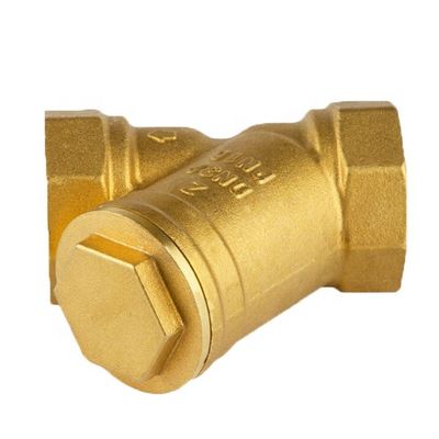 Pull Handle Manual Female Thread Brass Y Type Strainer Check Valve /Brass Filter Valve Y Strainer