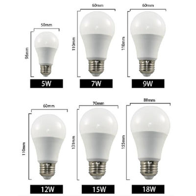 White Dimmable Led Bulb A60 E26/E27/B22 SKD A Series LED Lamp 5W 6W 7W 8W 9W 10W 11W 12W 13W 15W 18W 24W