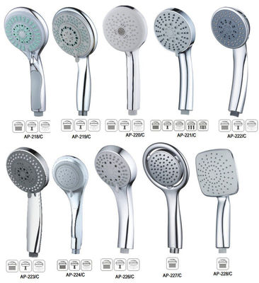 Bathroom Hand Held Shower Head,Powerful  Rain Spray Single Flow, Adjustable Hand Shower,Shower Head Nozzle