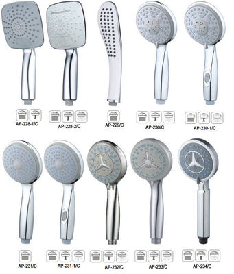 Bathroom Hand Held Shower Head,Powerful  Rain Spray Single Flow, Adjustable Hand Shower,Shower Head Nozzle