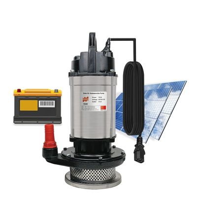 24V, 36V, 48V, 60V, pequeña DC bomba de agua de la energía solar del sumergible de 72V para la irrigación bien de la charca de la piscina